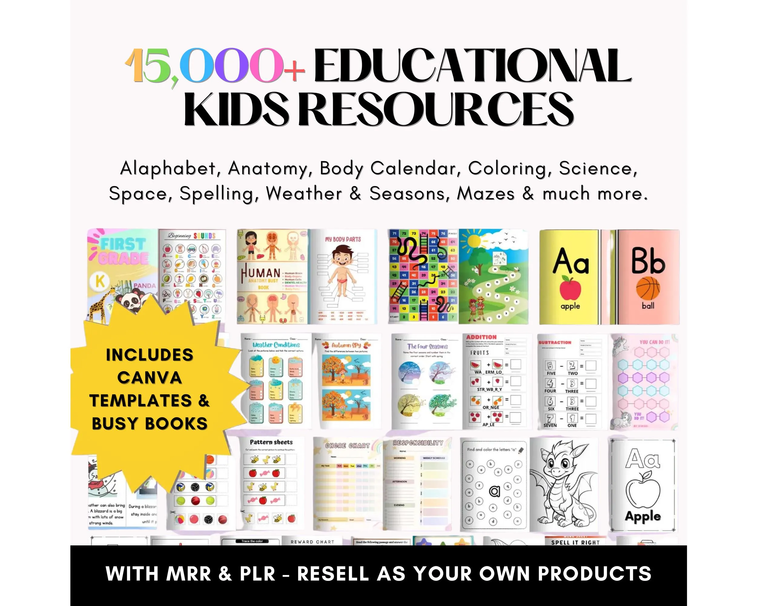 5GB+ Education Kids Resource