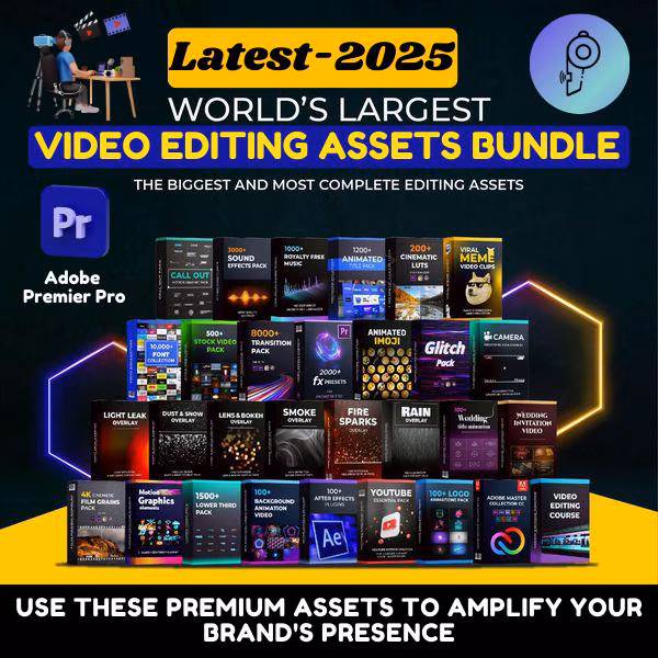 10GB++ Adobe After Effects Assets