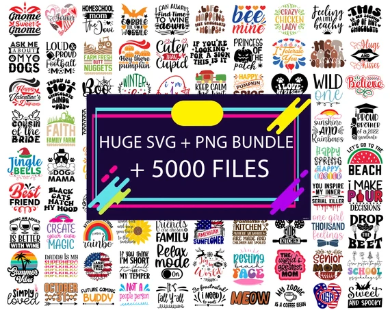 7000+ SVG PNG Bundles