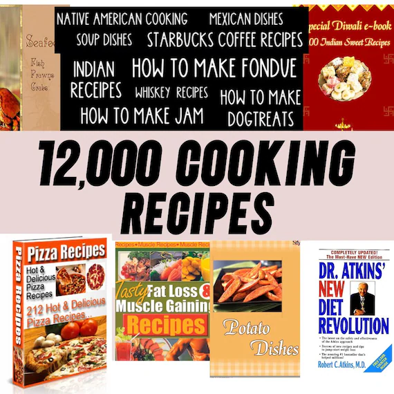 40000+ Recipe eBooks,Images, Articles Bundles