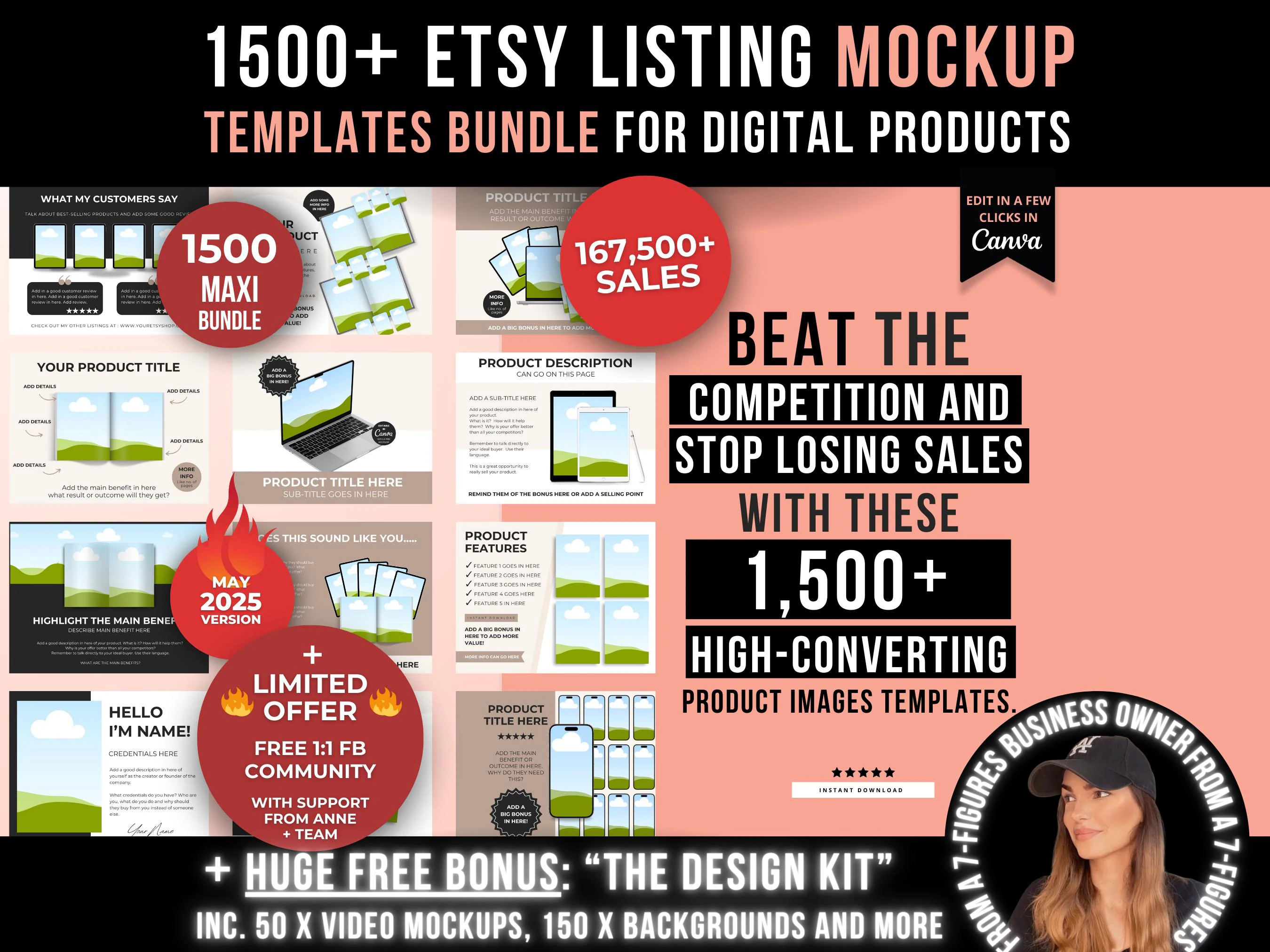 100+ LISTING MOCKUPS BUNDLES