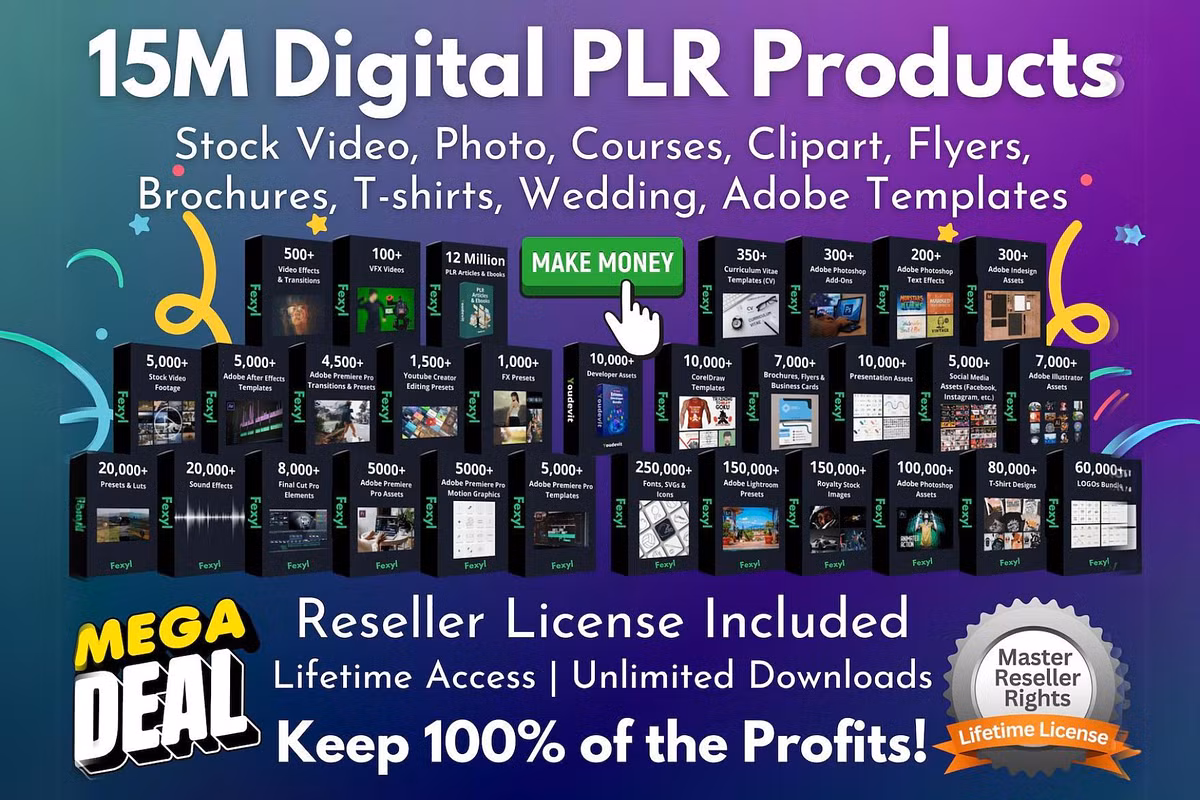 12+ Million PLR Articles Bundles