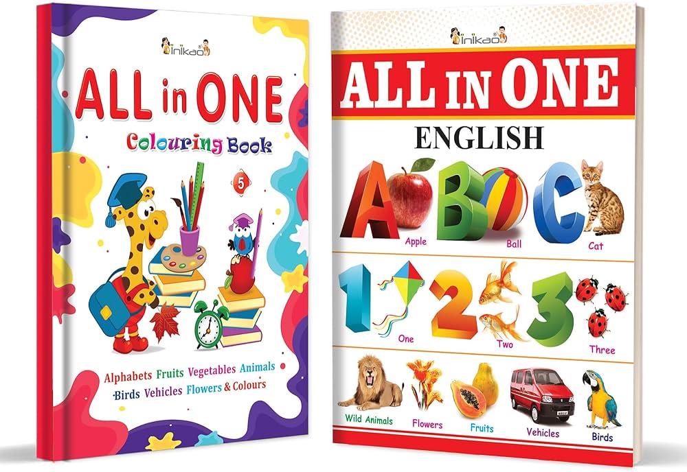 All In One Coloring Books and Kids